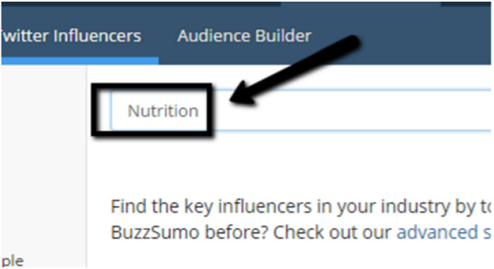 Buzzsumo content search