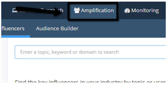 Buzzsumo amplification