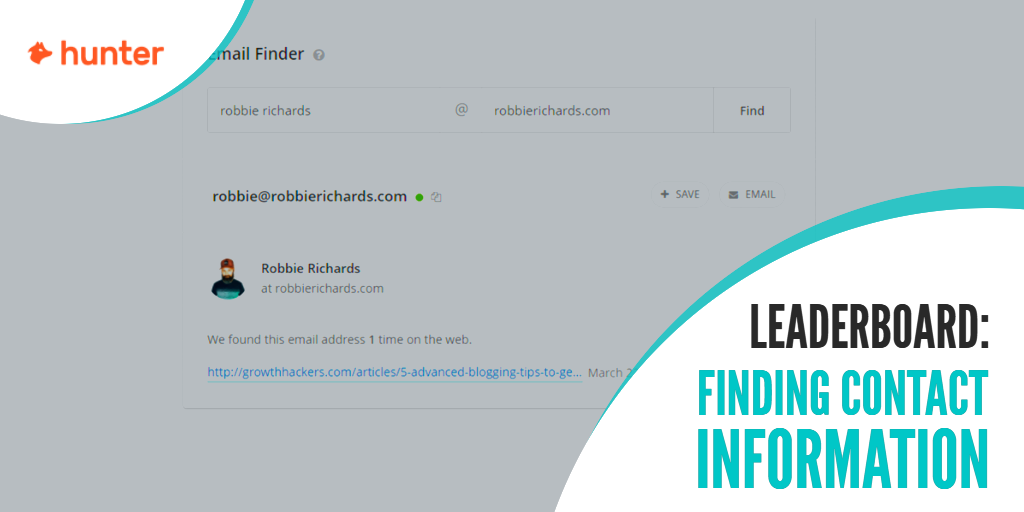 Best tools for finding contact information