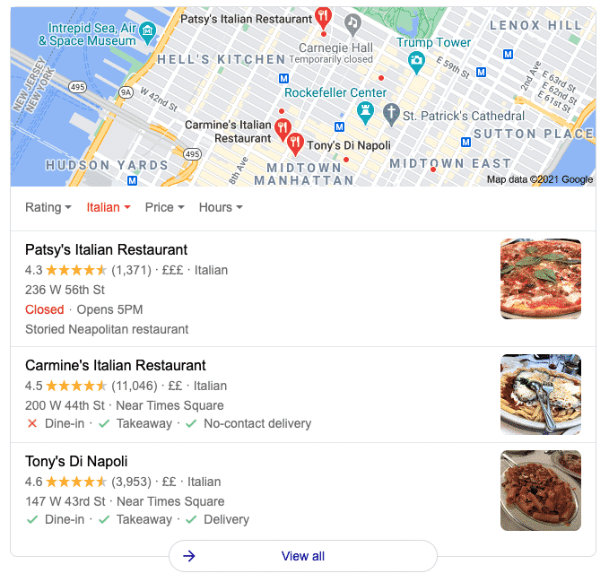 Google Maps example