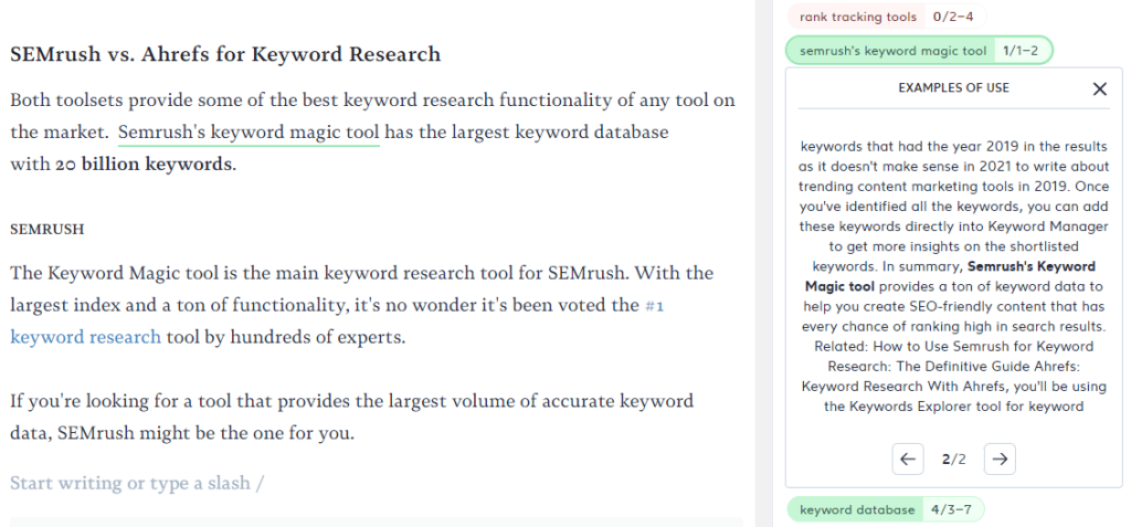 Implementing Surfer SEO on-page recommendations